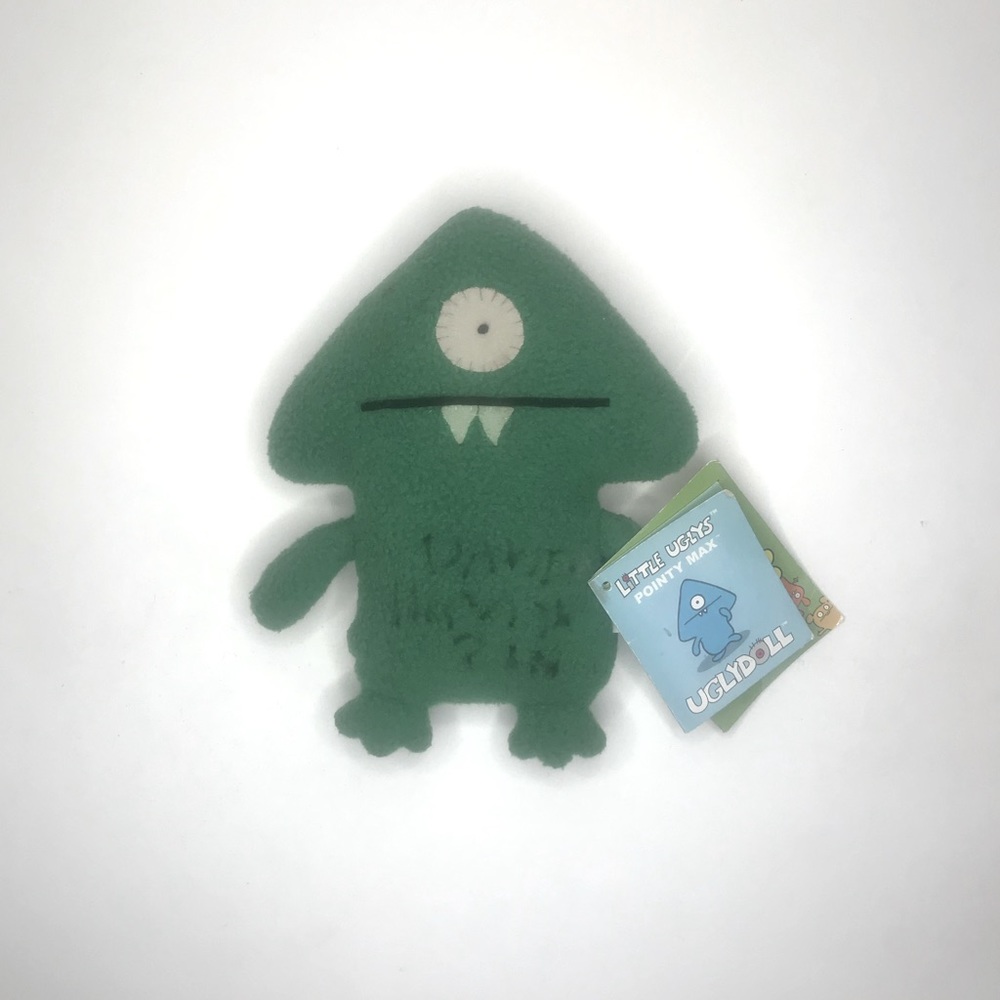 NWT & Signed Uglydolls Pointy Max Little Uglys Plush